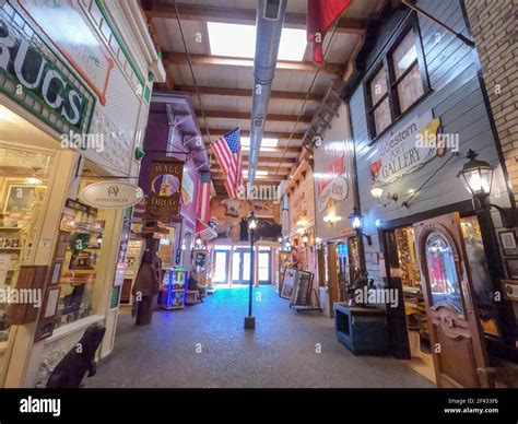 The colorful interior at Wall Drug Store, Wall, South Dakota, USA Stock ...