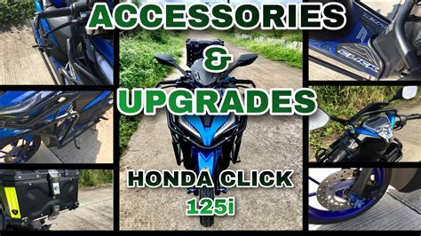 ACCESSORIES and UPGRADES | HONDA CLICK 125i - YouTube