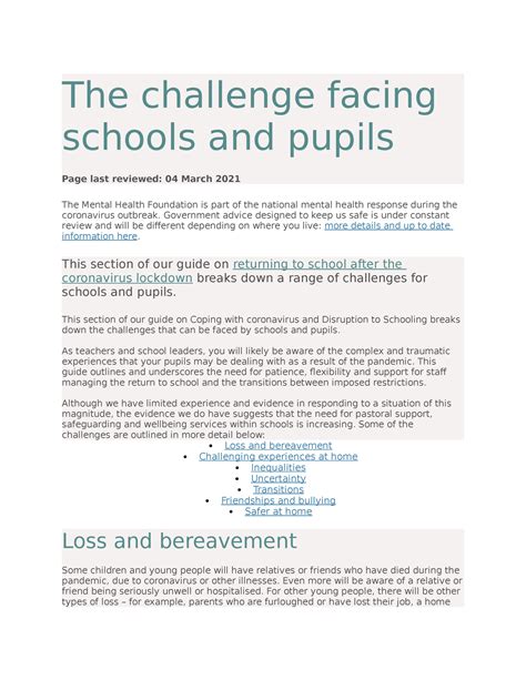 THE Challenge School AND Pupils- Topic Retooling - The challenge facing ...