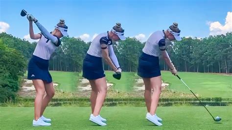 Nelly Korda Golf Swing - DRIVER SEQUENCE | Full Speed + SLOW MOTION ...