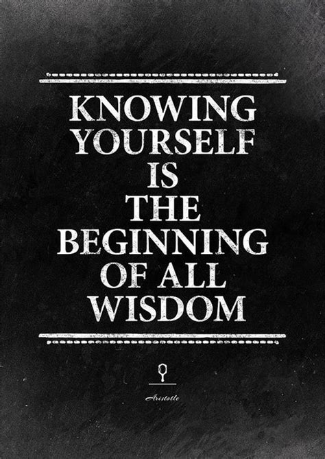 Knowing Yourself Is The Beginning Of All Wisdom Pictures, Photos, and ...