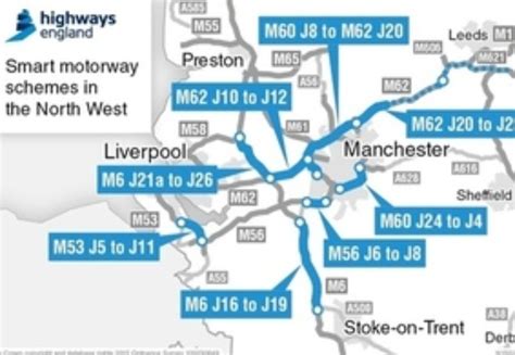 Seven smart motorways planned for North West | Construction Enquirer News