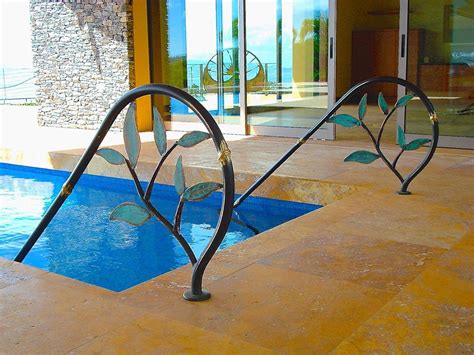 Inground Pool Designer Pool Handrails - Design Talk