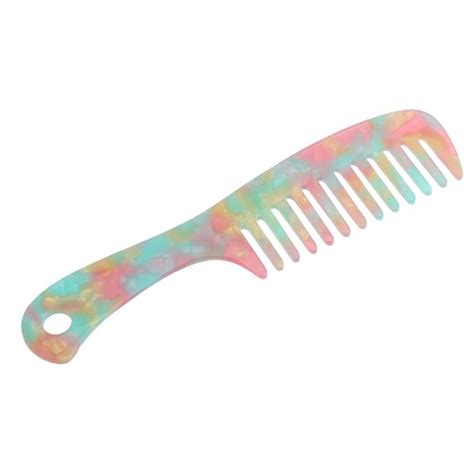 Unique Bargains Anti-static Hair Detangling Comb Wide Tooth For Thick ...