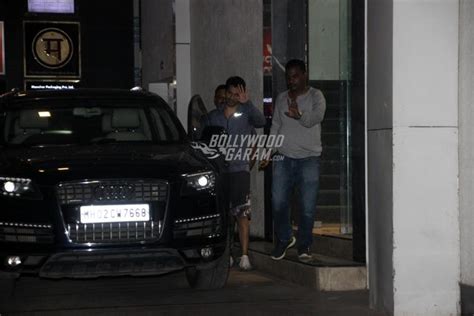 Varun Dhawan waves and smiles for the cameras post workout