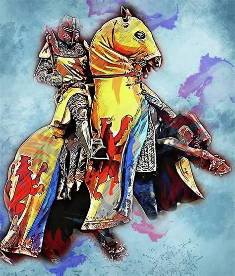 Medieval Knight - 03 Painting by AM FineArtPrints - Fine Art America