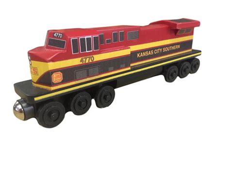 Kansas City Southern C-44 Engine | Wooden toy train, Toy train, Wooden ...