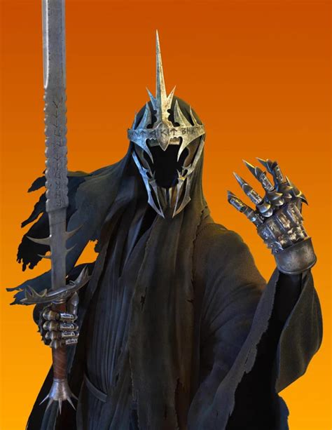 Witch King Helmet Lord of the Ring Nazgul Helmet King of Angmar Helmet ...