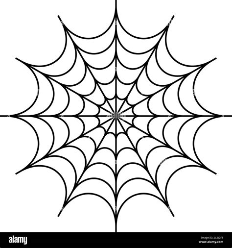 Spider Web Icon Design Vector Art Illustration Stock Vector Image & Art ...