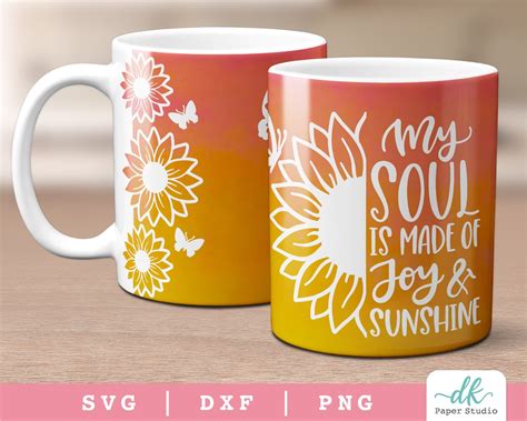 Cricut Mug Press SVG Template for Infusible Ink Sheet | Etsy