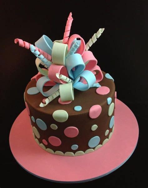 Fondant Cake Decorations On Pinterest | Buttercream Cake Images ...