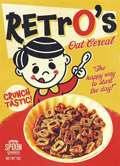 How To Create a Retro Cereal Box Design with a Mascot Character ...