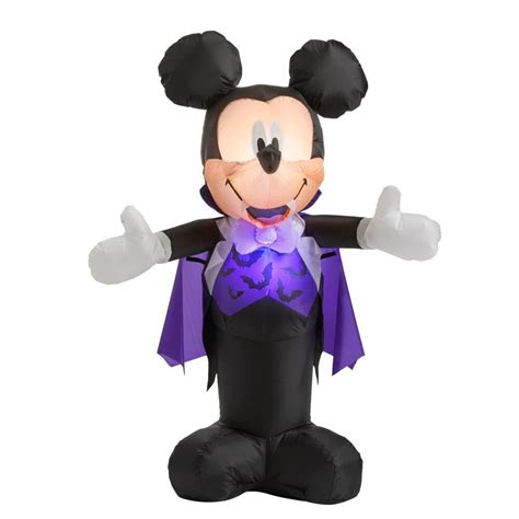 Disney Mickey Mouse in Vampire Costume Halloween Inflatable | Disney ...