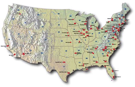 Free Printable United States Nuclear Power Plants Map - Map of Worlds