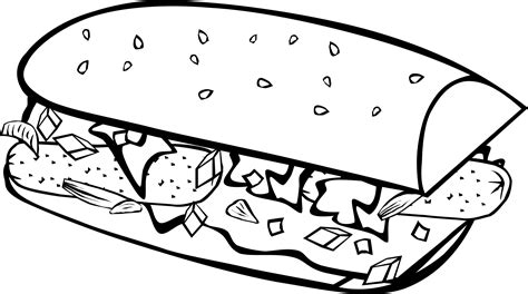 junk food clipart black and white - Clip Art Library