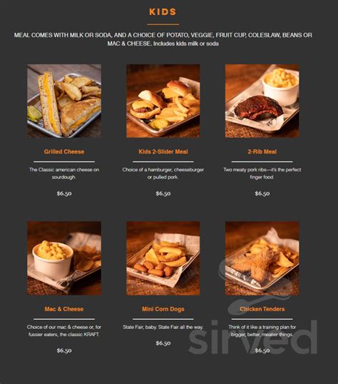 Big Bore Barbecue menus in Hanover, Minnesota, United States