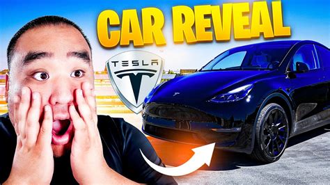 MY NEW TESLA IS HERE!! - DREAM CAR REVEAL - YouTube