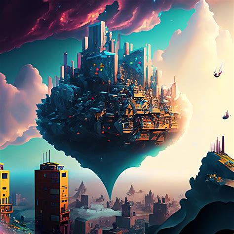 ArtStation - Explore the wonders of a floating city in the sky