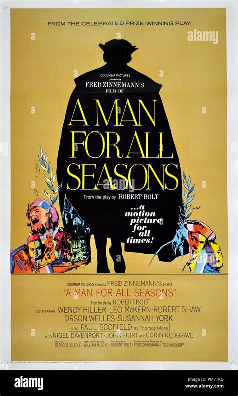 "A Man for All Seasons" 1966 Poster File Reference # 31386 727THA Stock ...