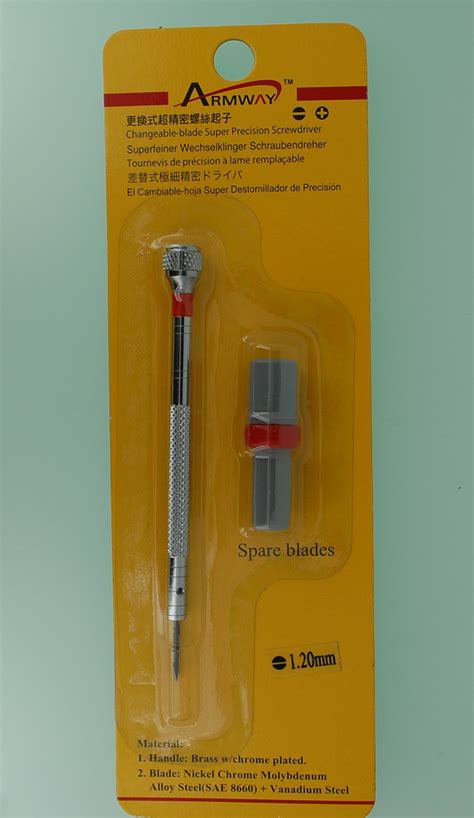 Watchmakers Screwdriver 1.2mm - Sparelinks