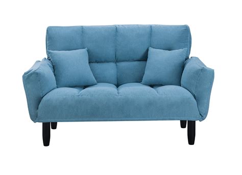 KZKR Storage & Sleeper Loveseat, Blue and Black - Walmart.com