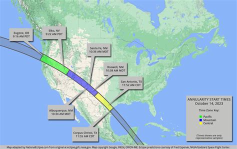 2023 Eclipse Map National Eclipse October News | Images and Photos finder