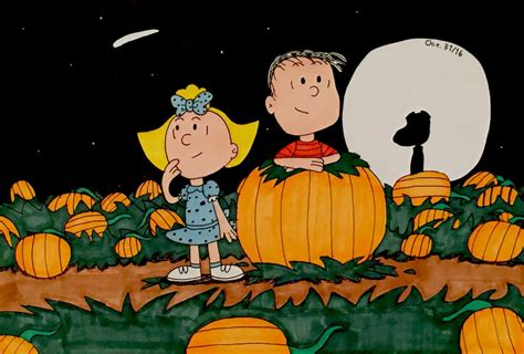 INKTOBER: Day 31 - Linus and the Great Pumpkin by NM-Kuhn on DeviantArt