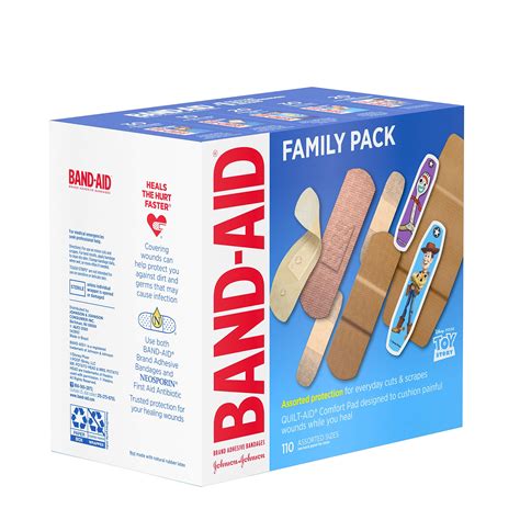 Buy Band-Aid Adhesive Bandage Family Variety Pack in Assorted Sizes ...