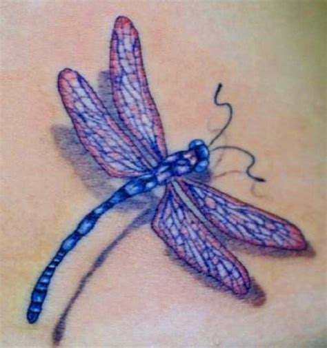 Cool and Beautiful 3D Dragonfly Tattoo | Tattoos Photo Gallery