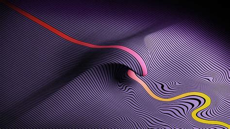 HD wallpaper: 3D, abstract, Tame Impala, wavy lines | Wallpaper Flare