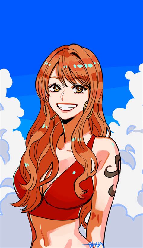 Cool Nami One Piece Fanart - Goimages Signs