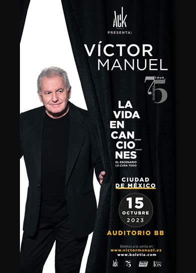 ACK Promote presenta Victor Manuel en CDMX – Auditorio BB