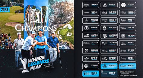 PGA TOUR Champions announces 2023 schedule