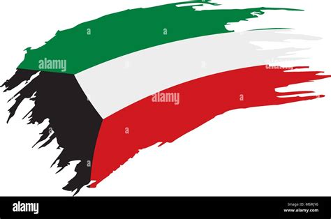 Kuwait flag, vector illustration Stock Vector Image & Art - Alamy