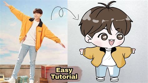 How to draw BTS JUNGKOOK - Cute JK 🐰 Drawing Tutorial | YouCanDraw ...