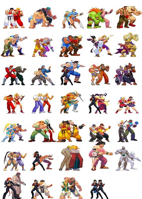 All Street Fighters sprites | fighting games | | Street fighter ...