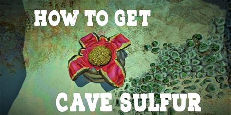 Subnautica: How To Get Cave Sulfur