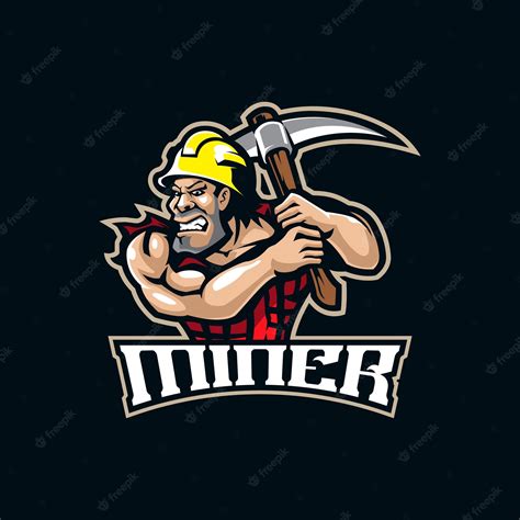 Premium Vector | Miner mascot logo design vector with modern ...