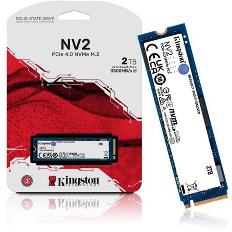 Kingston NV2 2TB M.2 2280 NVMe PCIe 4.0 Internal SSD Up to 3500 MB/s ...