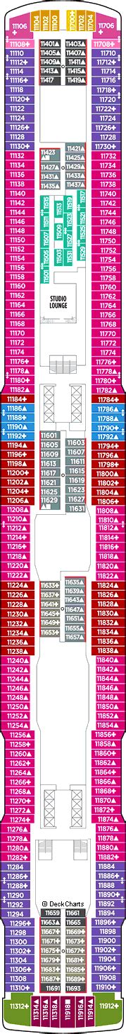 Norwegian Encore Deck Plans: Ship Layout, Staterooms & Map - Cruise Critic