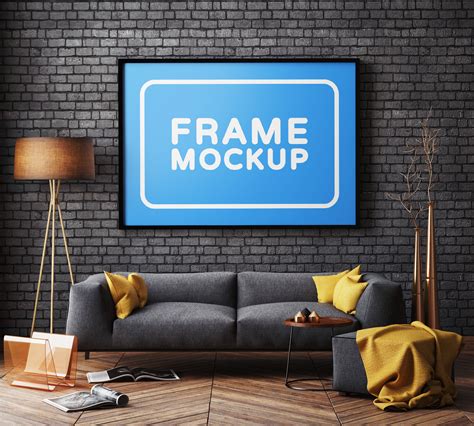 Landscape Frame Mockup :: Behance