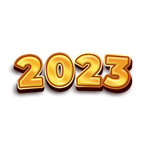 Happy New Year 2023 Gold 3d, 2023 Gold 3d, Happy New Year, New Year PNG ...