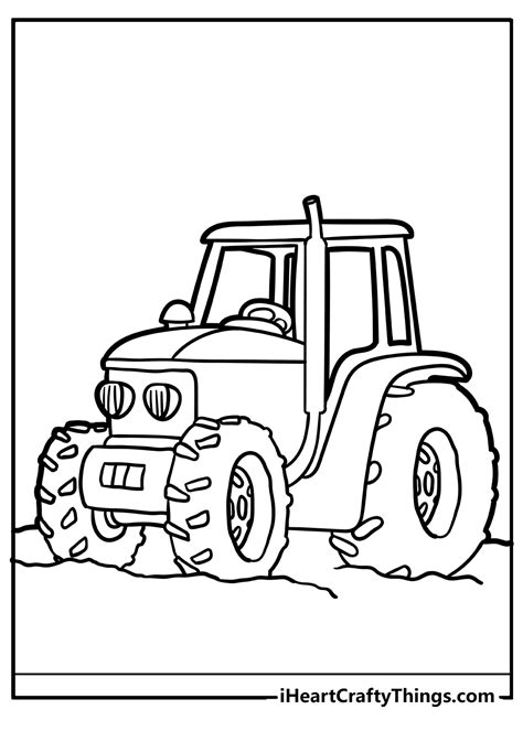 Printable Tractor Coloring Pages