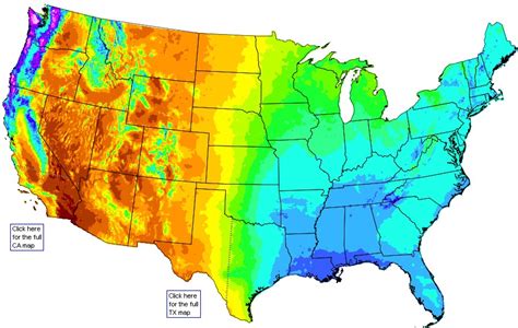 Precipitation Map Of The United States - Show Me The United States Of ...