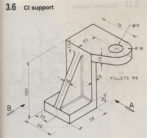 Gambar Menggambar Teknik Mesin Cad Gambar Kopling Flens Tetap 3002 di ...