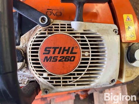 Stihl MS260 Gas Powered Chainsaw BigIron Auctions