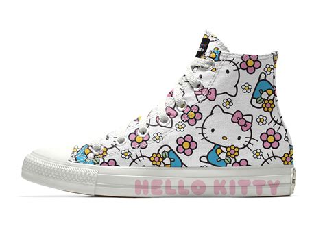 Converse released a new line of customizable Hello Kitty sneakers ...