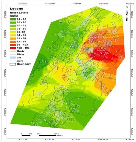 Noise Map for the Predicted Noise Levels | Download Scientific Diagram