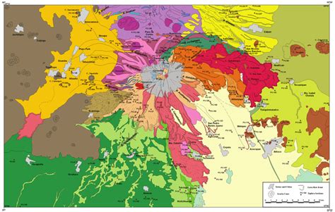 Morphostratigraphic map of Popocatépetl volcano and surrounding areas ...