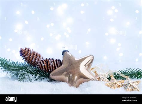 White christmas with snow Stock Photo - Alamy